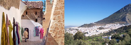 la ciudad y provincia de Chaouen,  Chefchaouen o Xauen 